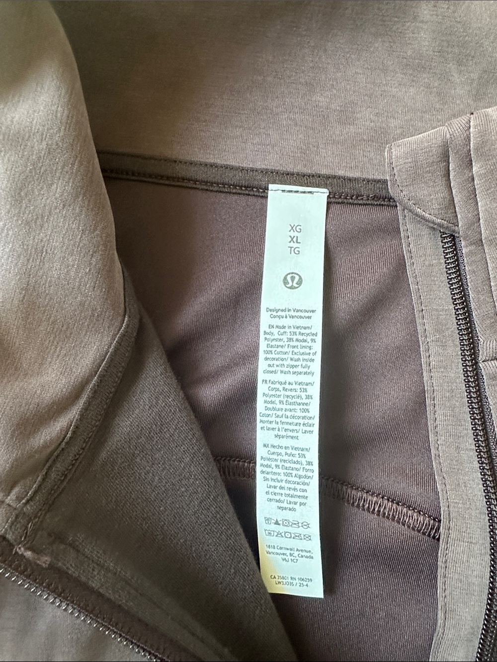 NWT Lululemon Softstream Long Half Zip Sequoia - Picture 8 of 9